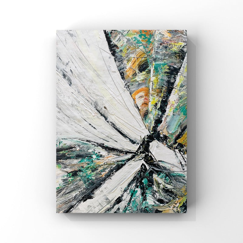 Shineing, Impasto-abstract Painting Australia, Hand-painted Canvas