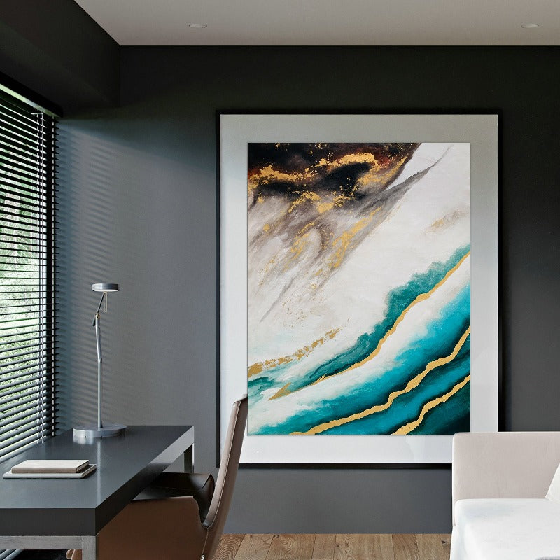 Golden Line, Marbel Painting Australia, Hand-painted Canvas,contact saatchi art,contact tate britain,contact tate modern,contemporary abstract,contemporary abstract art examples,contemporary abstract artists 2020,contemporary abstract photographers,contemporary abstract photography