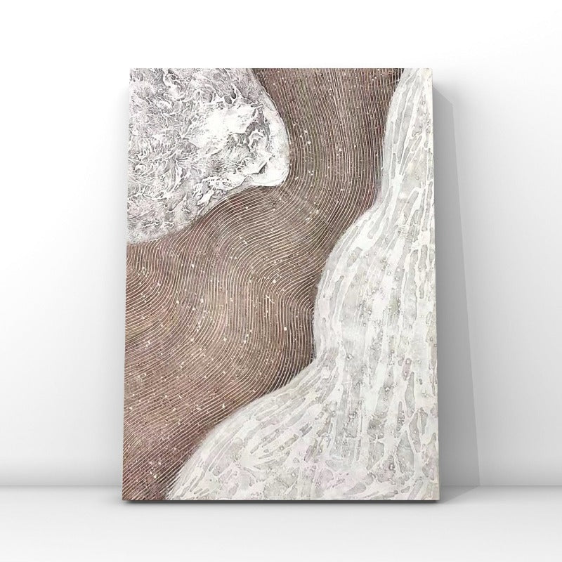 Brown River, Minimalist Painting Australia, Hand-painted Canvas,avant garde paintings,avant garde picasso,,avant garde piece,avant garde sculpture,avant garde sketches