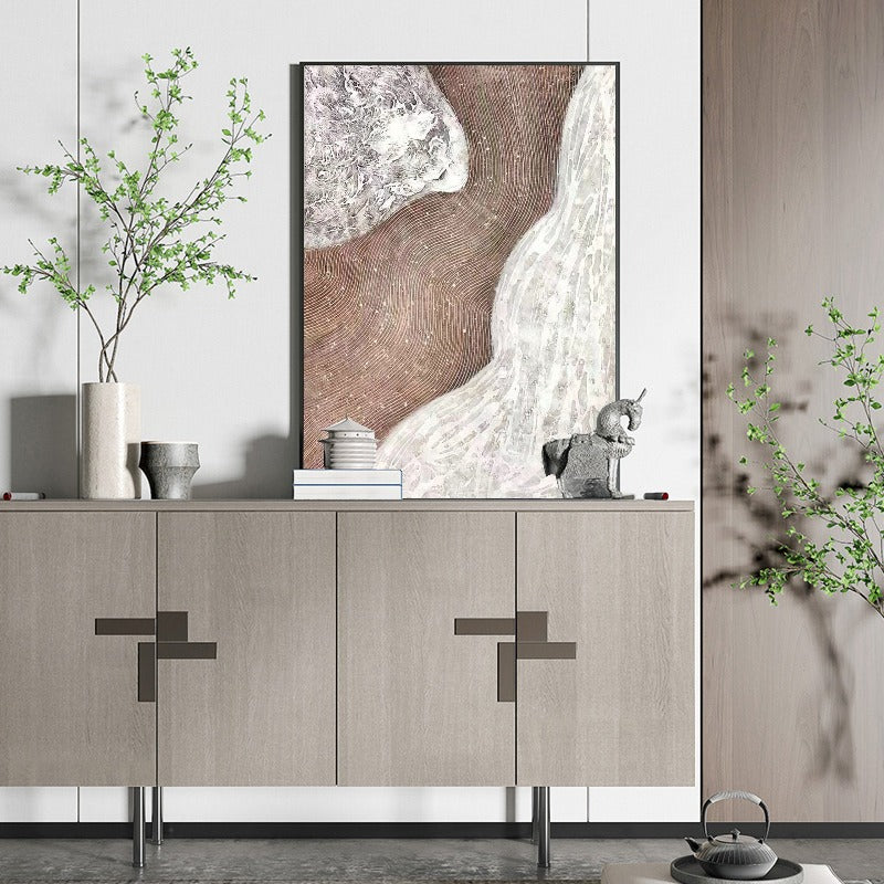 Brown River, Minimalist Painting Australia, Hand-painted Canvas,award winning pencil sketches,awesome abstract art,ayse sirin budak,b&w art photography,,b&w photographer