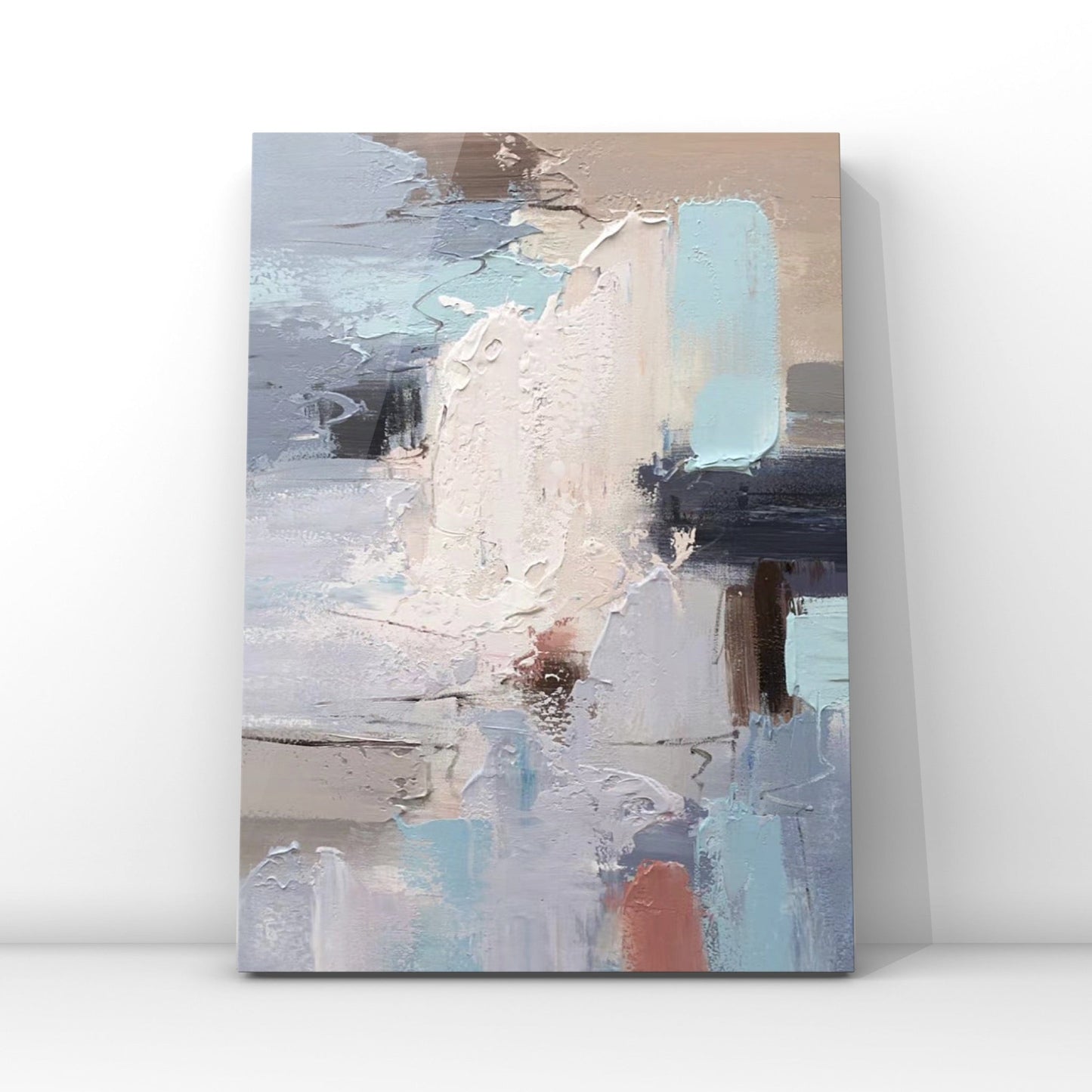 MINIMALIST PAINTING, THE PEACE, HAND-PAINTED CANVAS,artwork in the style of abstract expressionism,artwork made,artwork made by a contemporary artist