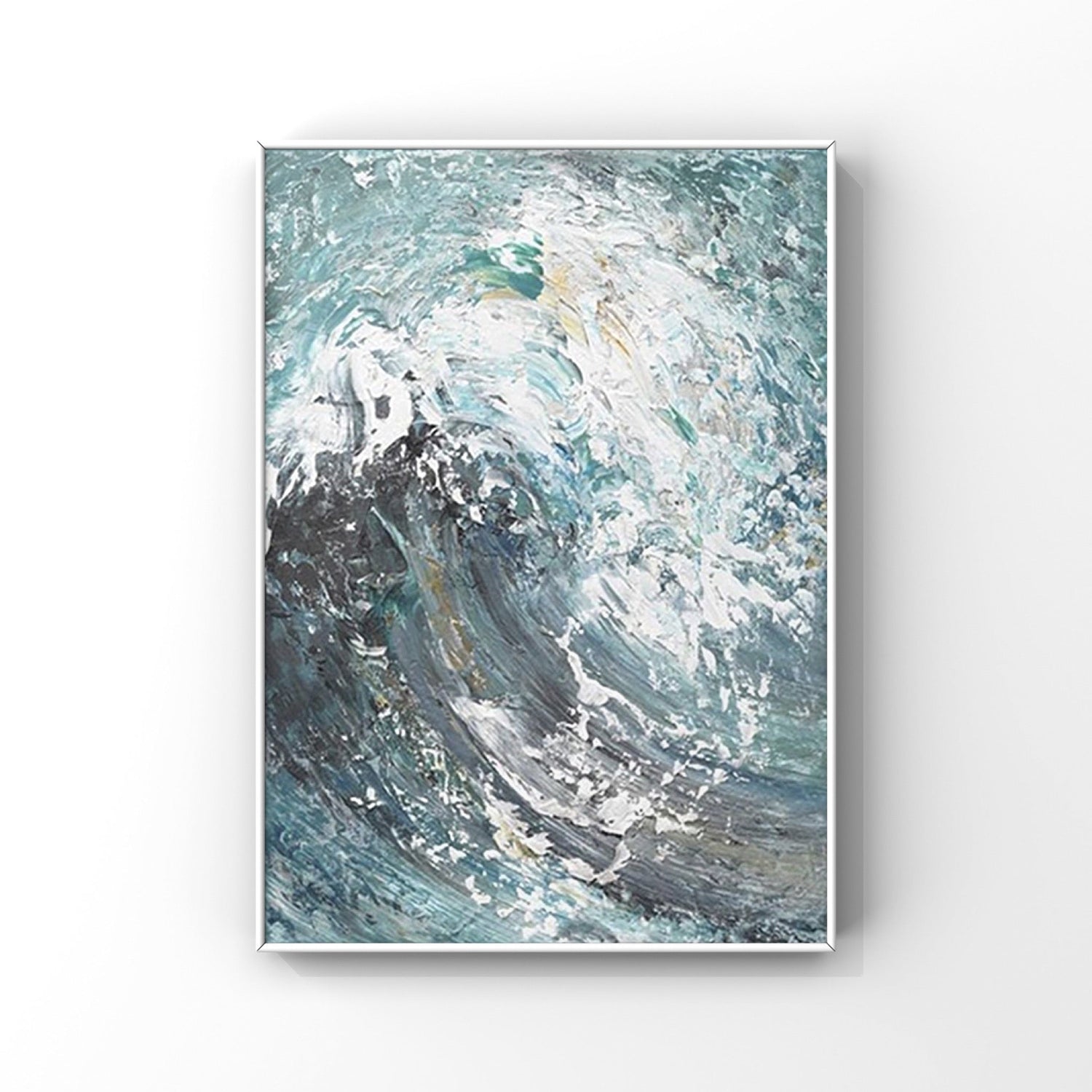 Sea Wave, Landscapes Painting Australia, Hand-painted Canvas,artist of impressionism art,artist of impressionism era,artist of surrealism,artist original paintings for sale,artist painting landscape